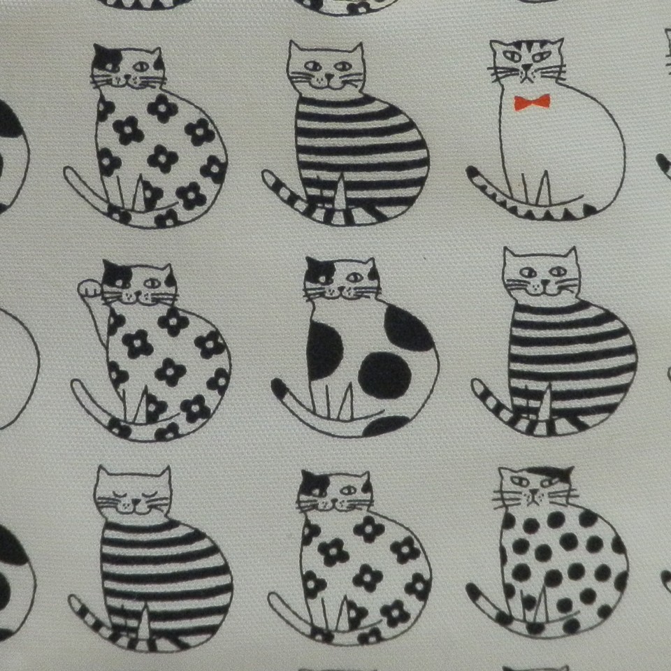 巾着袋 いろいろな猫イラストの巾着２点セット 手作り巾着袋 Kinchaku 手づくり うふい